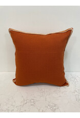 Cushion with Stitch Piping - Terracotta