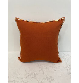 Cushion with Stitch Piping - Terracotta