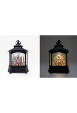 Black Lantern Snowglobe - Gingerbread House (BOX)