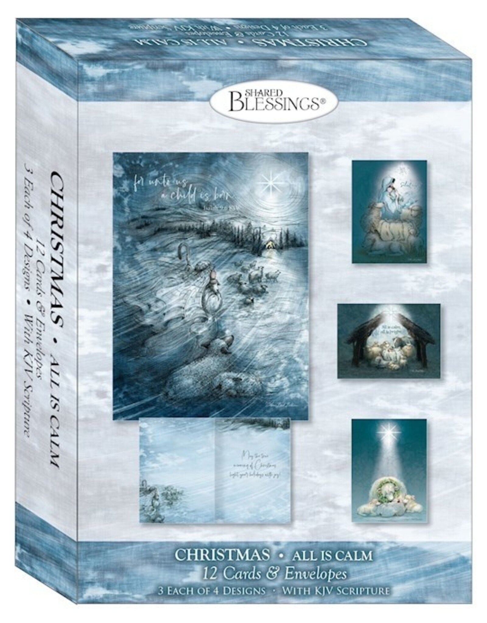 Christmas: All is Calm - 12 Boxed Cards