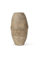 Rundal Large Paper Mache Vase - Grey