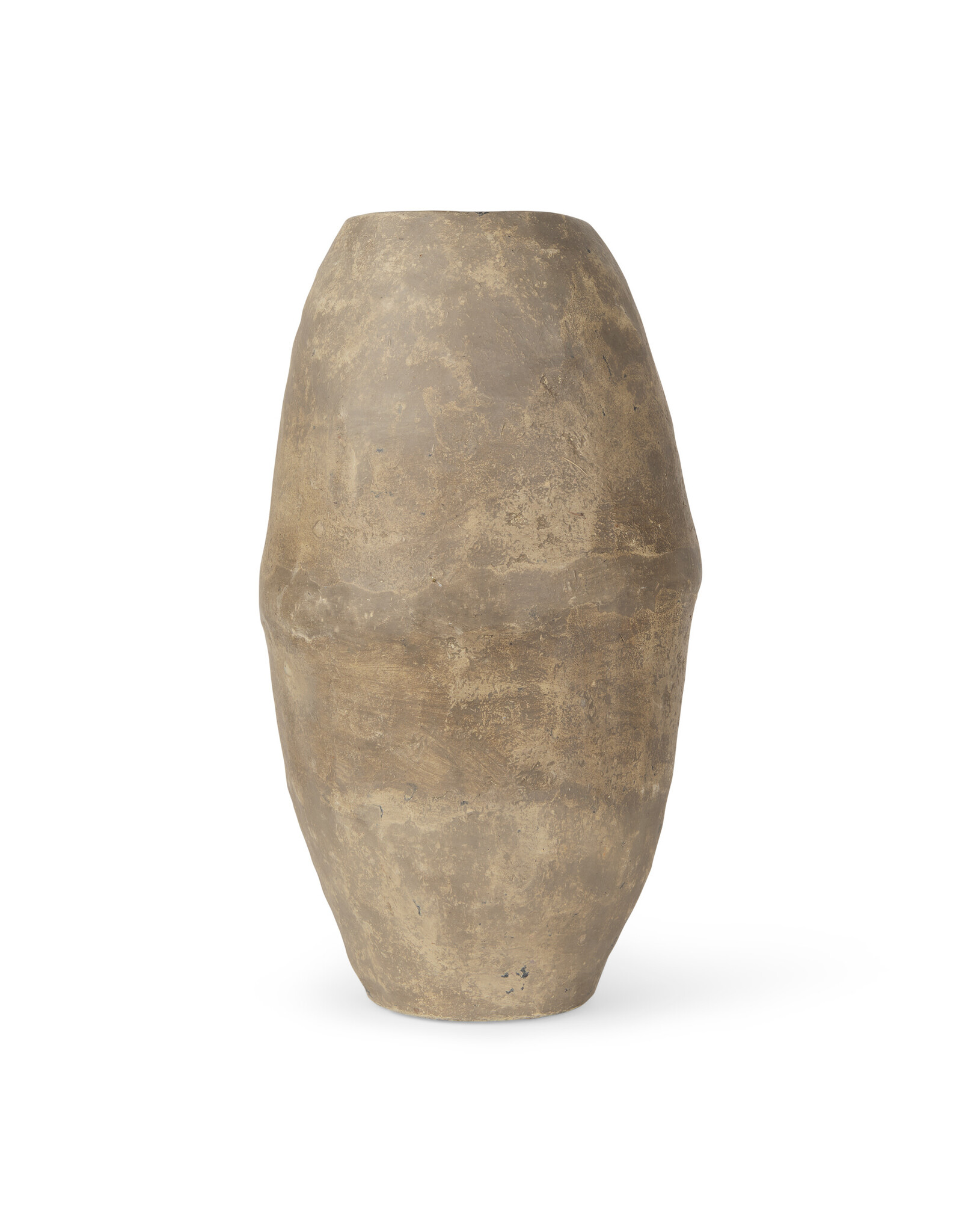 Rundal Large Paper Mache Vase - Grey