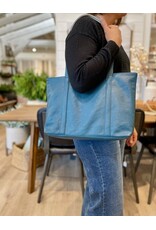 Lois 3-in-1 Reversible Tote - Blue/Ivory