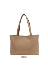 Lois 3-in-1 Reversible Tote - Cognac/Tan