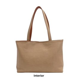 Lois 3-in-1 Reversible Tote - Cognac/Tan
