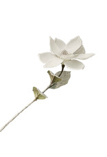 Christmas Forever Flocked Magnolia Stem - 26"