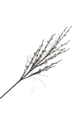 Christmas Forever Frosted Pussy Willow Spray - 34"