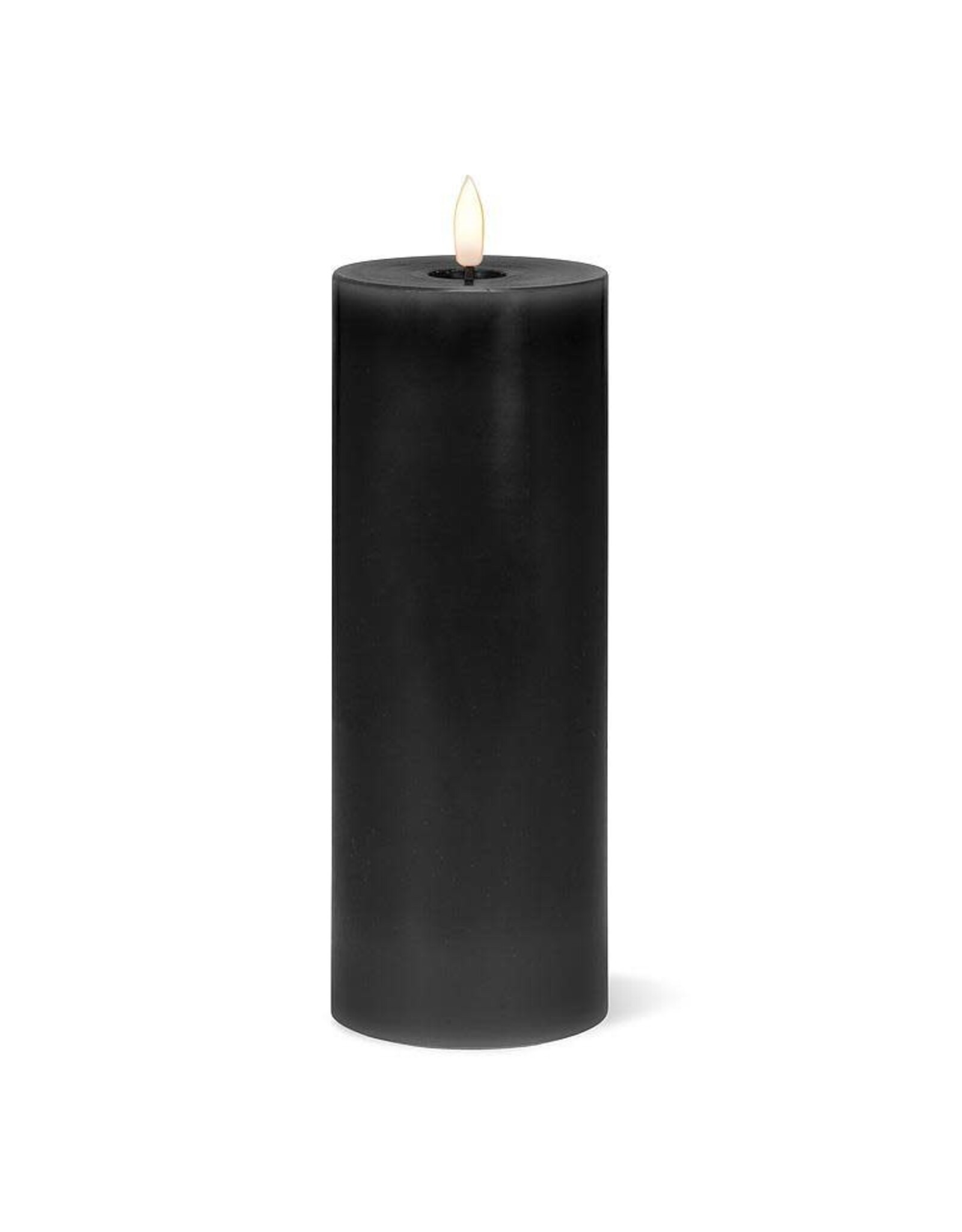 Black LED Pillar Candle - 3X8"