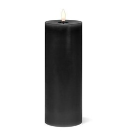 Black LED Pillar Candle - 3X8"