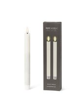 Sand LED Taper Candle - set of 2