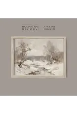 Framed Vintage Winter Painting - 19X13