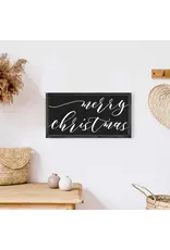 Merry Christmas Wood Sign - 13X7