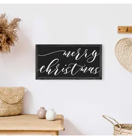 Merry Christmas Wood Sign - 13X7