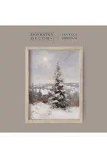 Framed Snowy Tree Painting - 7X8.5