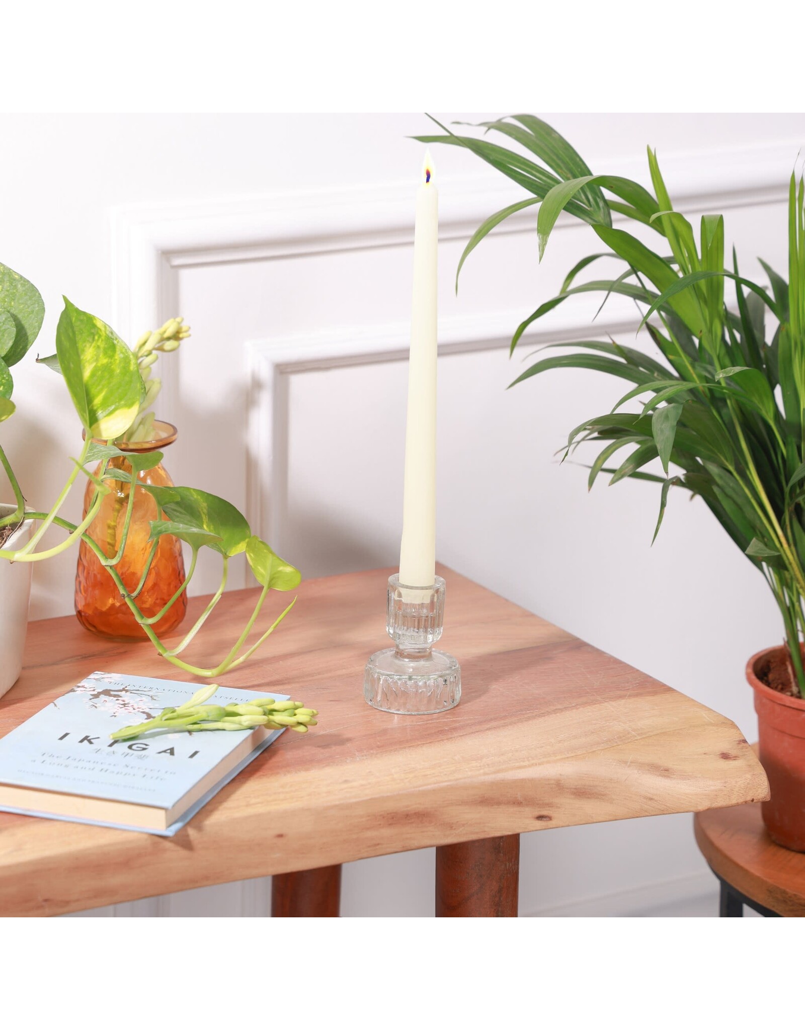 Mira Candle Holder - clear