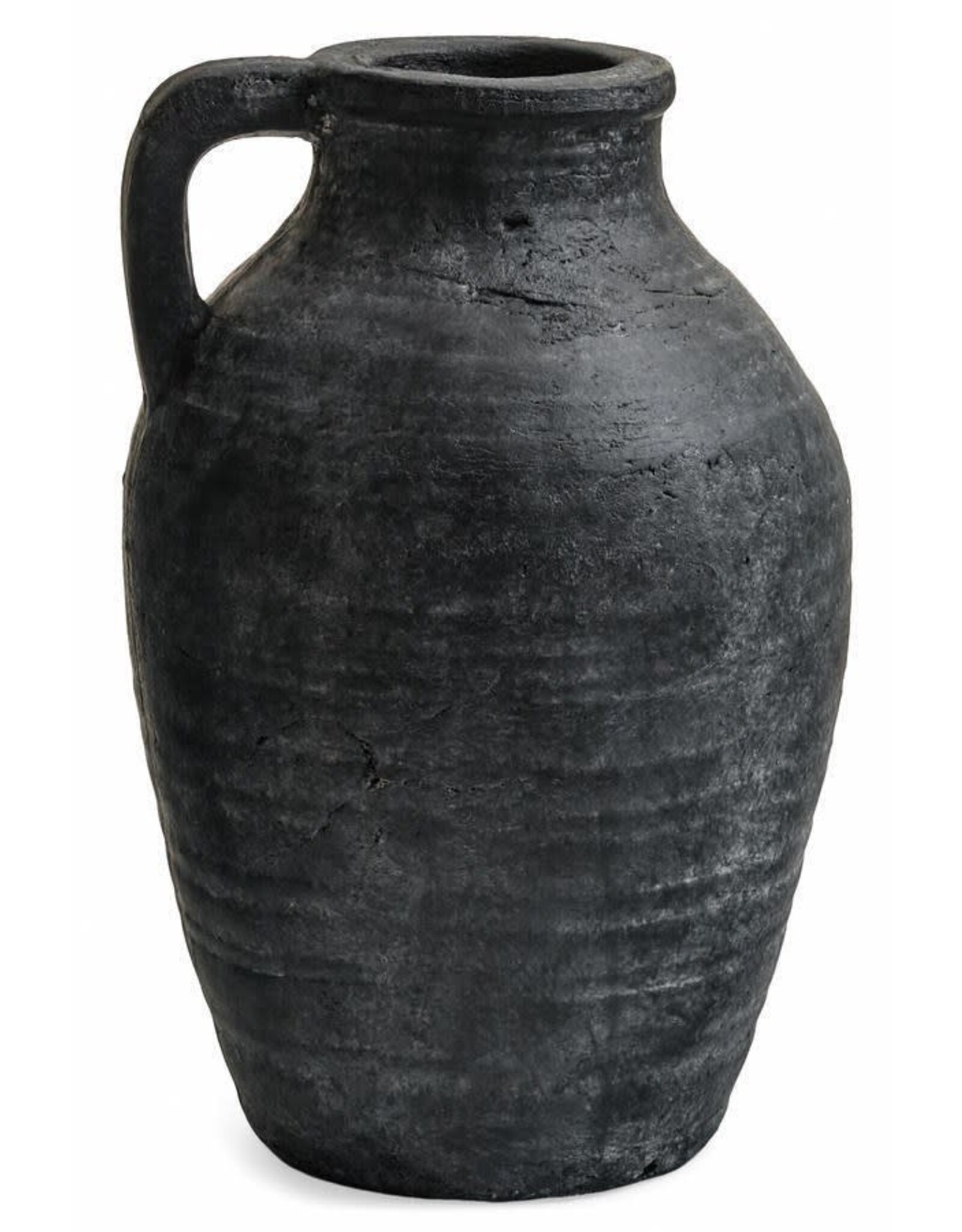 Black Terracotta Vase