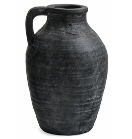 Black Terracotta Vase