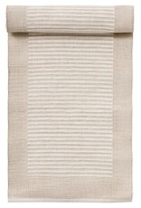 Beige Bordered Table Runner