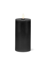 Black LED Pillar Candle - 3X6