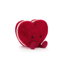 Jellycat Amuseables Arlette Heart Macaron (red)