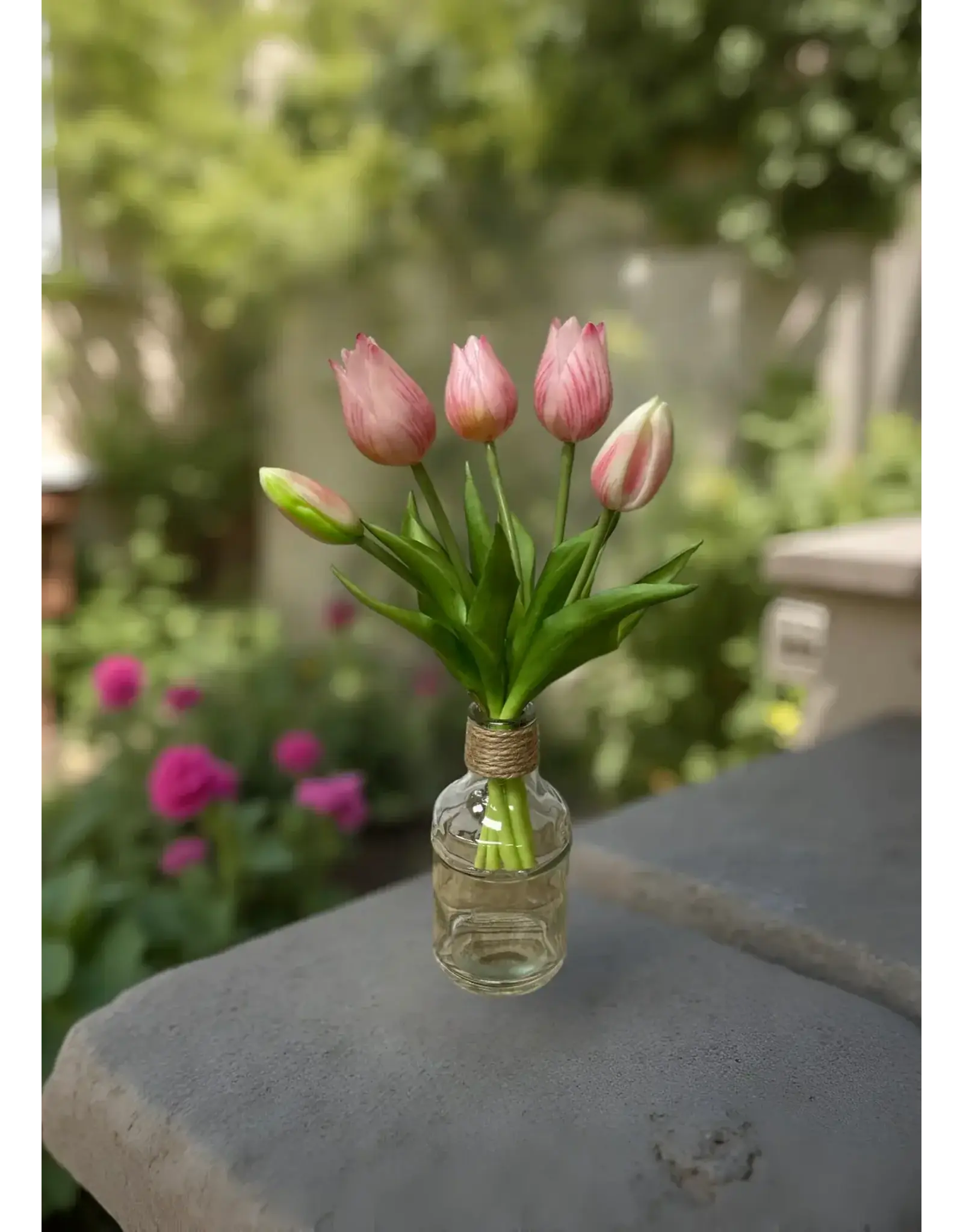 10" Fresh Touch Mini Tulip Bundle - Pink