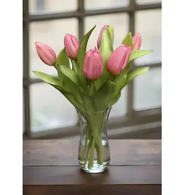 12" Fresh Touch Formosa Tulip Bundle - Deep Blush