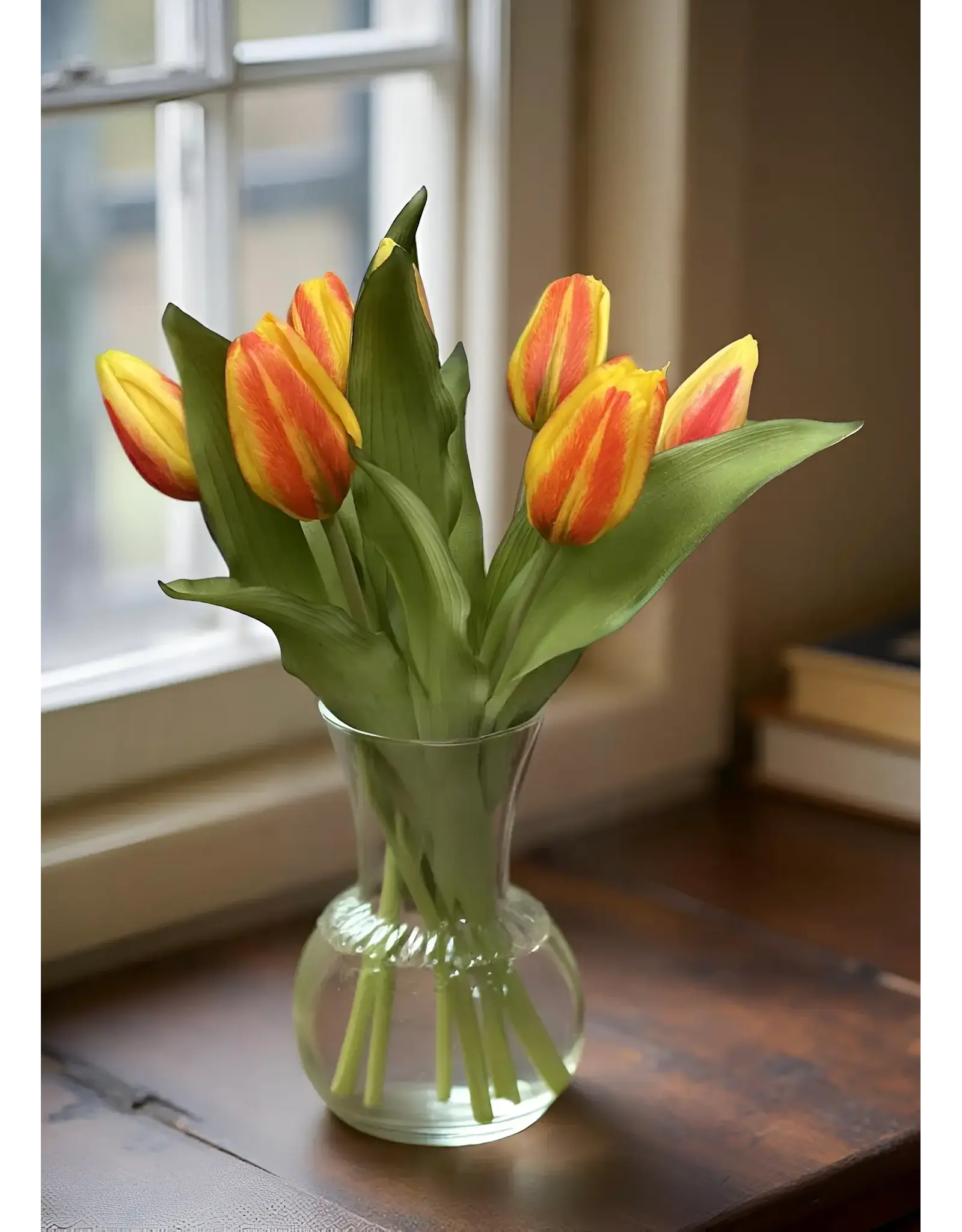 12" Fresh Touch Formosa Tulip Bundle - Orange