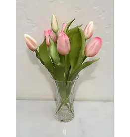 12" Fresh Touch Formosa Tulip Bundle - Pink