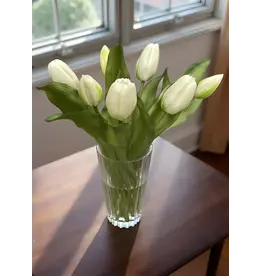 12" Fresh Touch Formosa Tulip Bundle - White