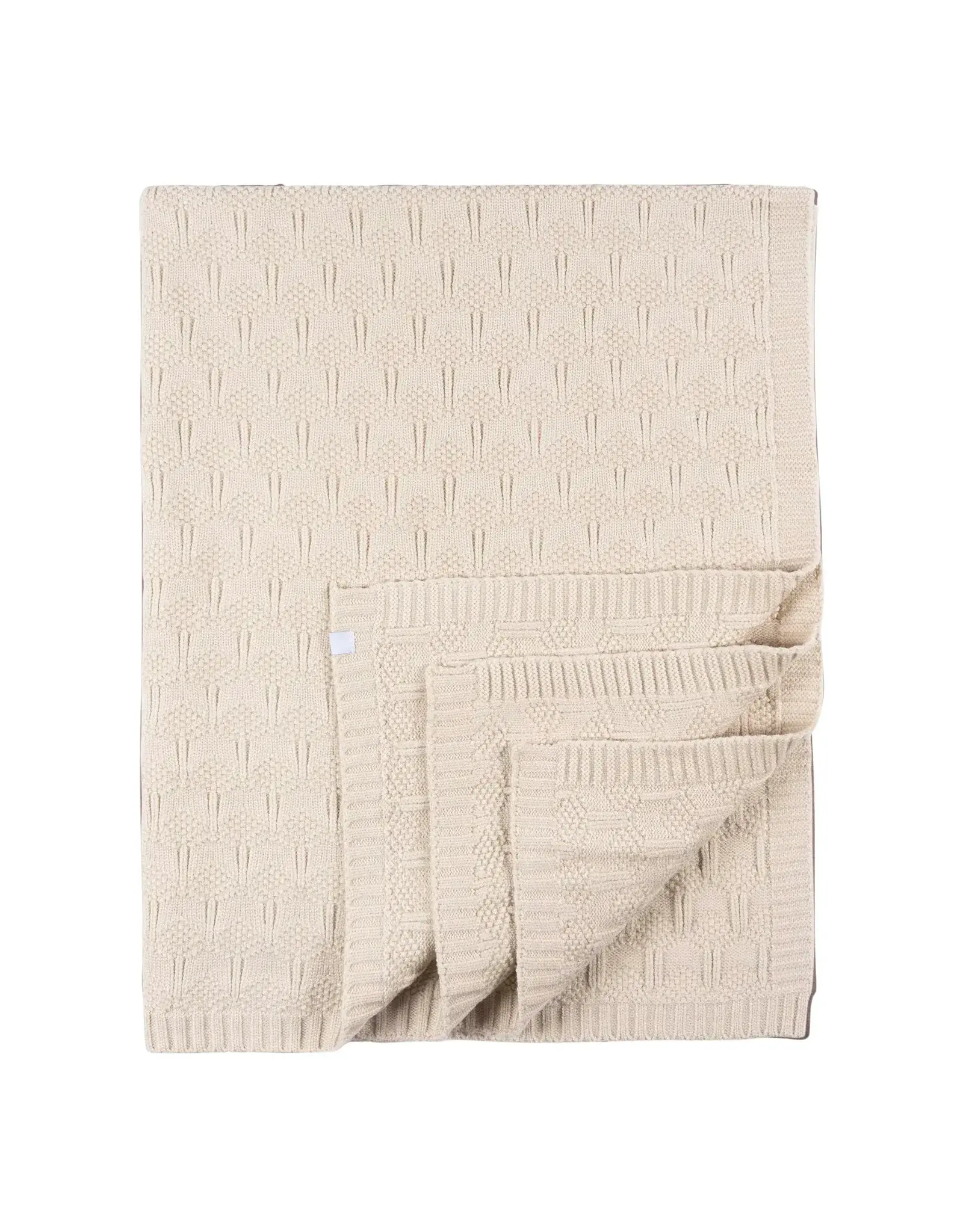 Sweater Knit Blanket - tan