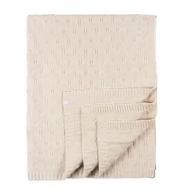 Sweater Knit Blanket - tan