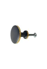 Matte Black Knob #2, 1.2"