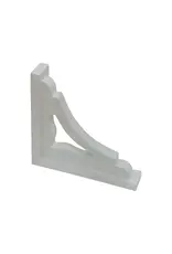 Mango Wood Wall Bracket - white