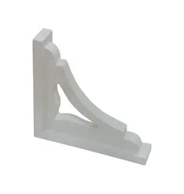 Mango Wood Wall Bracket - white