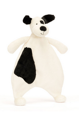 Jellycat Bashful Black & Cream Puppy Comforter