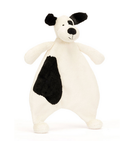 Jellycat Bashful Black & Cream Puppy Comforter