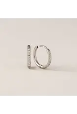 Evie 15mm Hoops - Silver