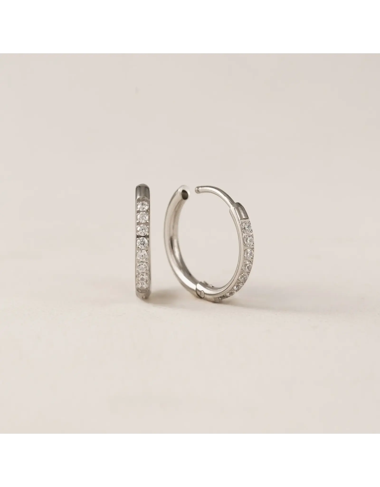 Lover's Tempo Evie 15mm Hoops - Silver