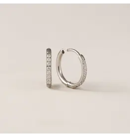 Lover's Tempo Evie 15mm Hoops - Silver