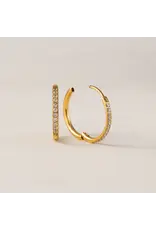 Lover's Tempo Evie 20mm Hoops - Gold