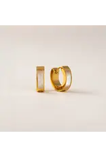 Tofino Huggie Hoops - Gold