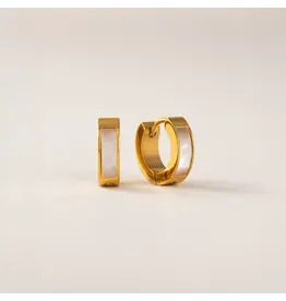 Lover's Tempo Tofino Huggie Hoops - Gold