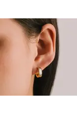 Lover's Tempo Tofino Huggie Hoops - Gold