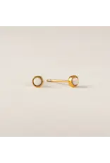 Opal Studs - Gold