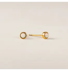 Opal Studs - Gold
