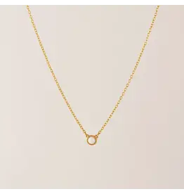 Opal Necklace - Gold
