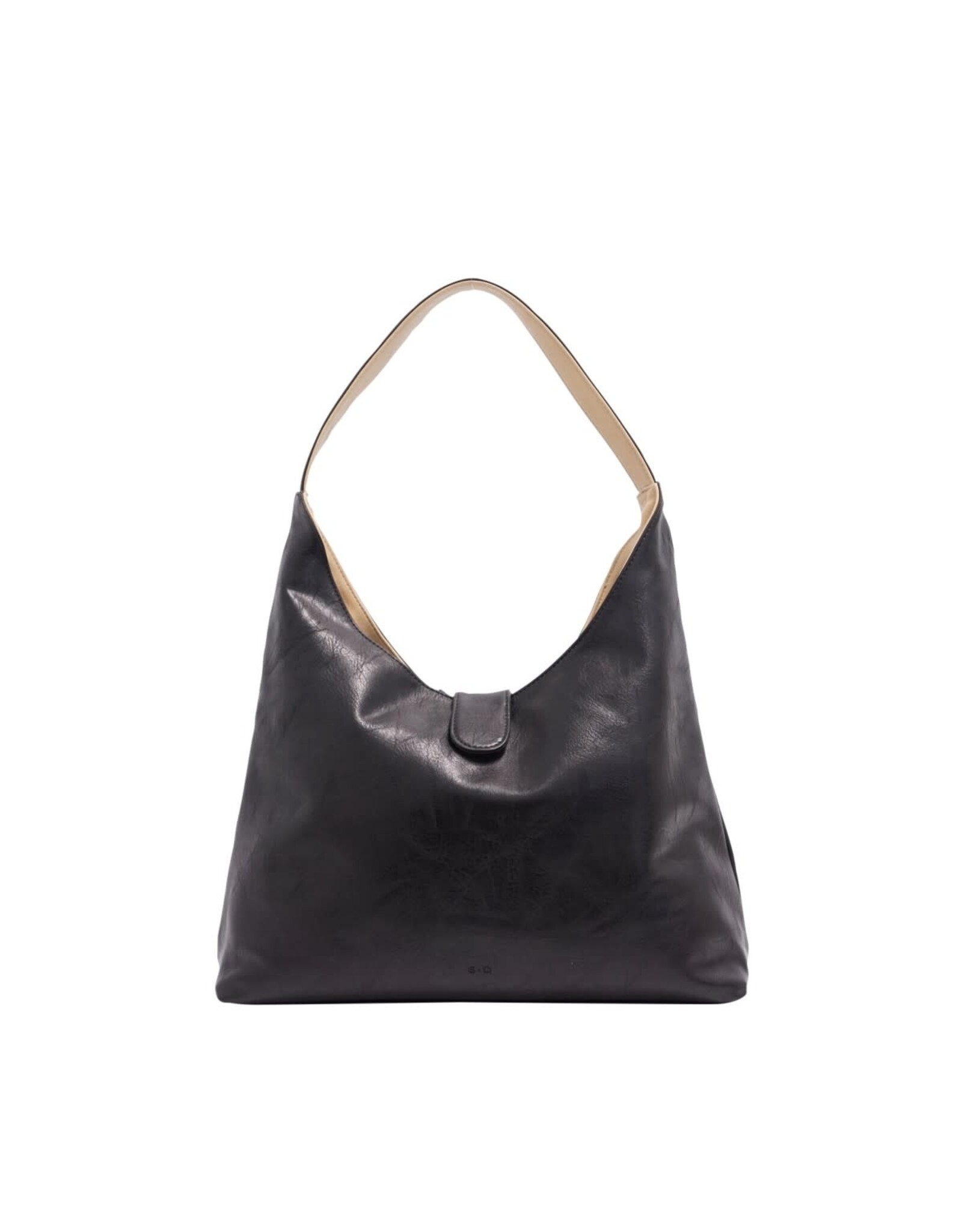 Charlene 3-in-1 Reversible Hobo - Black/Light Khaki