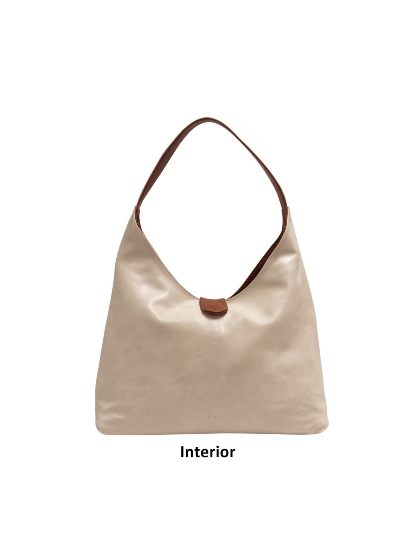 Charlene 3-in-1 Reversible Hobo - Camel/Cream