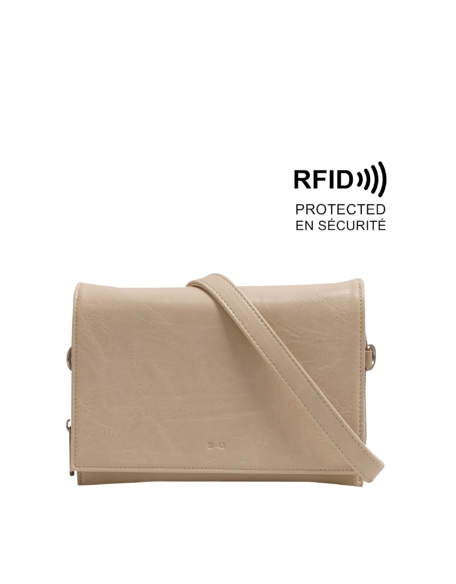 Nita Crossbody Wallet - Almond Milk