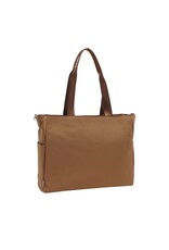 Gabriella Nylon Tote - Brown